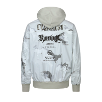 Camouflage Print Bomber Jacket