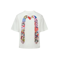 Graffiti Daruma Daicock Print T-Shirt