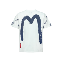 Kamon and Eagle Allover Print T-Shirt