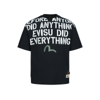 Brand Motto and Seagull Print T-Shirt