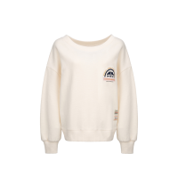 Logo and Kamon Embroidered 2-Way Sweatshirt