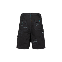 Allover Logo Jacquard Shorts with Multiple Pockets