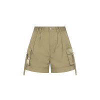 Seagull and Logo Embroidery Cargo Shorts