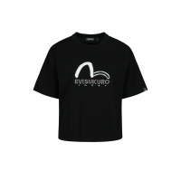 Seagull Print and Embroidery T-shirt