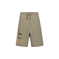 Logo Print and Kamon Embroidery Sweat Shorts