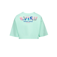 Logo Print Cropped T-shirt