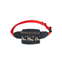 Seagull-embroidered Pocket Belt Bag