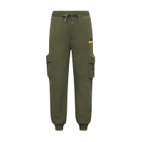 Kamon and Slogan Print Loose Fit Sweatpants