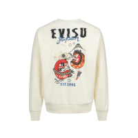 Kumadori Daruma Print Relax Fit Sweatshirt