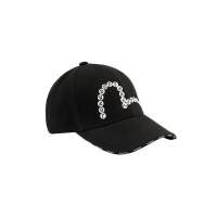 Polka Dotted Seagull Print Baseball Cap