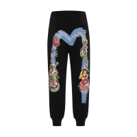 Kumadori Daruma Daicock Print Regular Fit Sweatpants