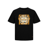 Kamon and Text Print Regular Fit T-shirt