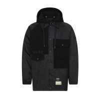 Seagull Applique Patchwork Padded Jacket