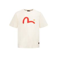Seagull Print and Kamon Embroidery T-shirt
