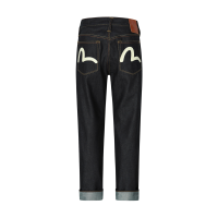 Seagull Print Baggy Fit Denim Jeans #2000