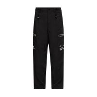 Multiple Reflective Zipper Regular Fit Pants