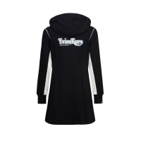 Galaxy Logo Print Oversized Hooded Coat