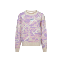 Monogram Jacquard Camouflage Oversized Sweater