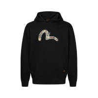 Deer and Treasure-pattern Seagull Print Loose Fit Hoodie