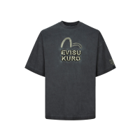 3D Logo Embroidery Spray Dyed Oversized Fit T-shirt