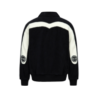 Daicock Patchwork Loose Fit Sherpa Jacket