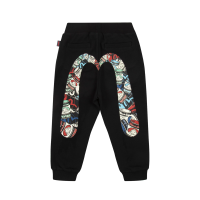 Oil Barrel-pattern Daicock Print Regular Fit Sweatpants