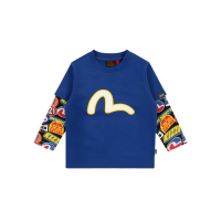 2-in-1 Seagull an Racing Badge Print Regular Fit Sweatshirt
