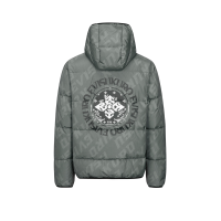 Monogram Print Relaxed Down Jacket