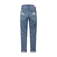 Seagull Embroidery Straight Fit Jeans