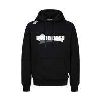 Tape Logo Print Regular Fit Hoodie