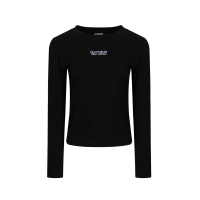 Outline Logo Embroidery Slim Fit Top