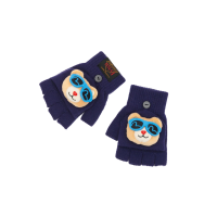 Gloves with 3D Bear Flaps