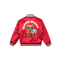 Bear Print Regular Fit Padded Jacket