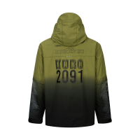 Dip Dye Double Sleeves Relax Fit Windbreaker