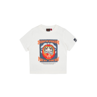 Daruma on Patch Graphic Print T-shirt