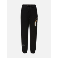 Cast Shadow Effect Seagull Foil Print Sweatpants