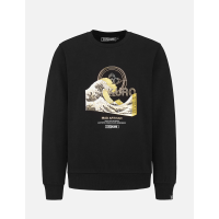 3D Ukiyo-E Foil Print Sweatshirt