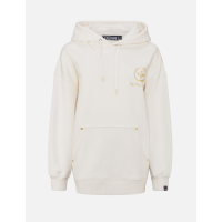 Kamon and Logo Embroidered Hoodie