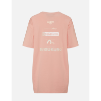 Ukiyo-E Infused Logo Label Print Oversized T-shirt