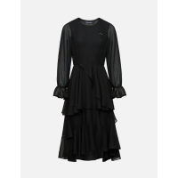 Asymmetric Layer See Through Dress