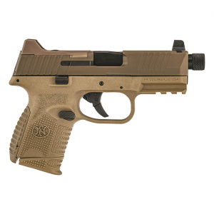 FN America FN 509 Compact Tactical FDE SemiAutomatic 9mm 432 inch Threaded Barrel 241 Rds