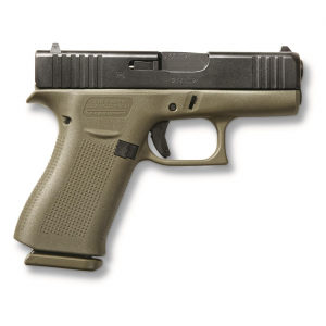 Glock 43X Semiautomatic 9mm 341 inch Barrel Battlefield Green 101 Rounds