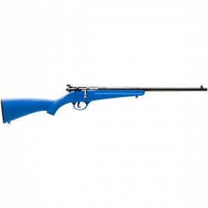 Youth Savage Rascal Bolt Action 22LR Rimfire 16125 Barrel Blue Synthetic Stock 1 Round