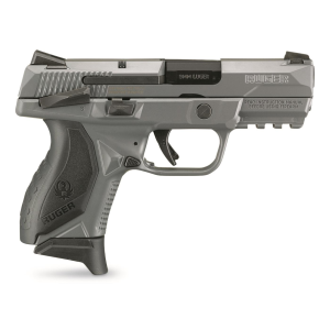 Ruger American Compact Semiautomatic 9mm 355 Barrel Gray Cerakote Manual Safety 171 Rds