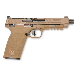 Smith  Wesson MP 57 Semiauto 57x28mm 5 Barrel FDE No Thumb Safety 221 Rounds