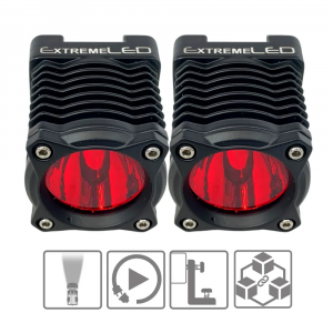 Extreme Stackerz - 2" Modular LED Light - Spot Red Kit