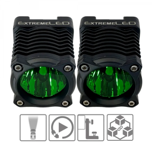 Extreme Stackerz - 2" Modular LED Light - Spot Green Kit