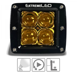 Amber (Yellow) Spot Extreme Series 3" CREE LED Light Pod