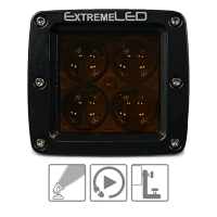 Stealth Amber Spot Extreme Series 3" Light Pod
