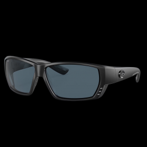 Costa Tuna Alley Polarized Sunglasses - Blackout with Sunrise Silver Mirror 580P